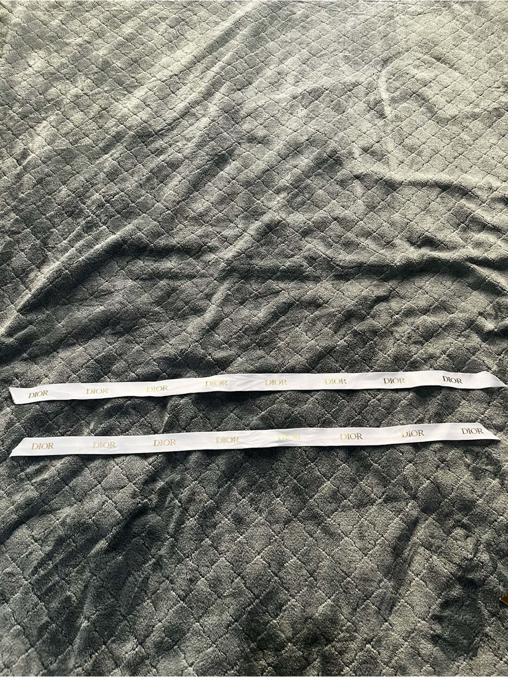 Authentic Dior ribbons set of 2